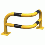 ARCEAU PROTEC ANGLE RENF PLATINES 43CM NOIR GALVA JAUNE 1021 - PROCITY