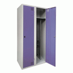 ARMOIRE SÉCHANTE IS 2 COLONNES À MORAILLON VIOLET - MANUTAN COLLECTIVITÉS