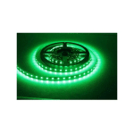 TRADE SHOP TRAESIO - BANDE LED FLEXIBLE 5050 5MT ADHÉSIF INTÉRIEUR EXTÉRIEUR IP65 -VERT- - VERT