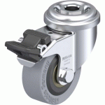 BLICKLE - ROULETTE PIVOTANTE À FREIN Ø 50MM BANDAGE CAOUTCHOUC SBR 40KG - LRA-VPA 50K-FI