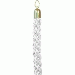 CORDE BLANCHE 1.50 M EMBOUTS OR