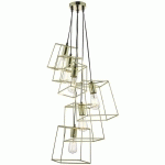 DAR LIGHTING - SUSPENSION TOWER OR POLI 6 AMPOULES 70CM - OR