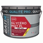 PEINTURE GLYCERO MAT PL BATIR - GM740 10 L
