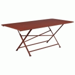 TABLE CARGO 190 X 90 CM OCRE ROUGE - FERMOB