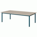 TABLE MALIBU 160X80 T1 4P STRA ABS ACACIA/BLEU 5025