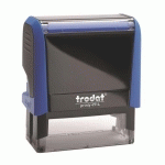TAMPON TEXTE PERSONNALISABLE PRINTY 4914 TRODAT MONOCHROME 6 LIGNES - BLEU
