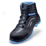 2 XENOVA® 9556243 ANTISTATIQUE (ESD) CHAUSSURES MONTANTES DE SÉCURITÉ S3 POINTURE (EU): 43 NOIR, BLEU 1 PAIRE(S) Q879192 - UVEX