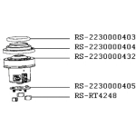 ROWENTA - AMORTISSEUR ARRIÈRE (REPÈRE RS-RT4248) (RS-RT4248) ASPIRATEUR TEFAL