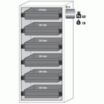 ARMOIRE SÉCURITÉ S-PHOENIX-90 S90.196.090.FWAS BLANC - ASECOS