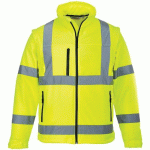 BLOUSON HAUTE-VISIBILITÉ SOFTSHELL S428 JAUNE S - PORTWEST