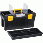 CAISSE À OUTILS MCPLUS PROMO 23 NOIRE ET JAUNE 33L - ALLIT