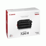 CANON CRG-724H CARTOUCHE DE TONER 1 PIÈCE(S) ORIGINAL NOIR - TONER AUTHENTIQUE