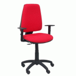 CHAISE DE BUREAU ELCHE - ACCOUDOIRS RÉGLABLES - ROUGE