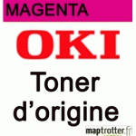 OKI - 45862815 - TONER MAGENTA - PRODUIT D'ORIGINE - 10 000 PAGES
