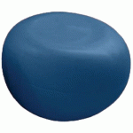 POUF GALET DE PAUL Ø 70 CM BLEU RECYCLE 30% - QUI EST PAUL