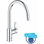 GROHE - START LOOP - MITIGEUR D'ÉVIER AVEC BEC EXTRACTIBLE, CHROME 30556000