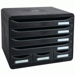 STORE-BOX MINI 7 TIROIRS ECOBLACK NOIR - EXACOMPTA