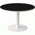 TABLE RONDE Ø 115 CM EASY OFFICE PLATEAU NOIR - PAPERFLOW