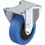 BLICKLE - ROULETTE FIXE Ø 100MM BANDAGE CAOUTCHOUC NR 200KG - B-POEV 100KA-SB