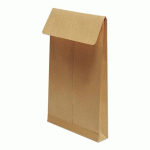 BOITE DE 125 POCHETTES KRAFT ARMÉ BRUN 24-260X330 MM AVEC SOUFFLET DE 30 MM - AUTO-ADHÉSIVES - 130G/M2 - BRUN
