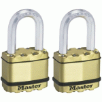 CADENAS À CLÉ EN LAITON EXCELL M5BEUR - ANSE 38MM - MASTER LOCK