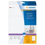 HERMA ETIQUETTE POUR CLASSEUR HERMA - BLANC - 192X61 MM - BOÎTE DE 100 ÉTIQUETTES