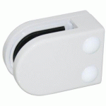 PINCES À VERRE CARRÉ 45X63 MM – SUPPORT PLAT – ZAMAK BLANC DESIGN PRODUCTION