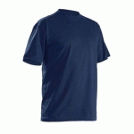 T-SHIRTS COL ROND PACK X5 MARINE TAILLE L - BLAKLADER