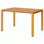 TABLE MALIBU 120X80 T5 SOUDÉ STR ABS ORANGE U340/ORANGE 1028