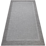 TAPIS SIZAL BOHO 46201575 CADRE GRIS GREY 120X170 CM