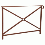 BARRIÈRE HÉRITAGE SIMPLE CROIX 1.50 SIMPLE CROSSE ASP CORTEN - PROCITY
