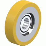 BLICKLE - GALET GUIDE Ø 100MM BANDAGE POLYURÉTHANE PU 250KG - FSTH 100X25/25-15K