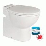 Aquacompact Start - WC a poser avec Broyeur Intégré|Broyeur par râpe en  acier inoxydable|Double chasse économique|WC broyeur Compact|Fabrication