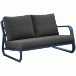 CANAPÉ ANTONINO ACCOUDOIR GAUCHE - BLEU COUSSIN GRIS - PROLOISIRS