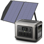 ALLPOWERS - R1500 TRAGBARE POWERSTATION MIT 100W SOLARPANEL, 1152WH LIFEPO4 BATTERIE MIT 1800W AC AUSGANG SOLARGENERATOR, 43DB LEISE BETRIEB MOBILE