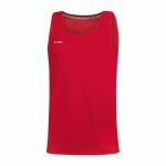 TANK TOP RUNNING SANS MANCHE - JAKO - RUN 20 ROUGE