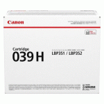 CANON 039H - TONER HAUTE CAPACITÉ NOIR POUR IMPRIMANTE LASER - TONER AUTHENTIQUE
