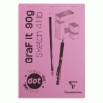 GRAF'IT DOT BLOC AGRAPHÉ 80F A4 90G - ROSE FUCHSIA - LOT DE 5