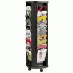 PRÉSENTOIR MOBILE COLONNE 40 CASES