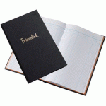 CAHIER CLASSIQUE: 330X205 RELIURE COUSUE: 100 FEUILLES: NOIR - DJOIS MADE BY TARIFOLD