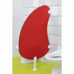 CLOISON SANITAIRE POUR WC VOILE - BLANC - MANUTAN COLLECTIVITÉS