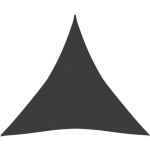 VIDAXL - VOILE D'OMBRAGE 160 G/M ANTHRACITE 3X3X3 M PEHD