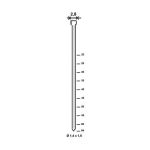 ALSAFIX - 4 000 FINETTES BRADS GALVANISÉS EN BANDE D. 1,4/1,6/2,8 X L. 55 MM N-55 - 6N-551