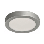 MATEL - DOWNLIGHT LED ROND SURFACE ARGENT MAT 18W CHAUD