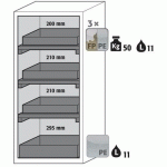 ARMOIRE SÉCURITÉ S-CLASSIC-90 S90.129.060 GRIS CLAIR