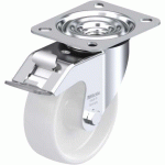BLICKLE - ROULETTE PIVOTANTE À FREIN Ø 100MM BANDAGE POLYPROPYLÈNE PP 150KG - LE-PPN 100G-FI
