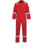 PORTWEST - COMBINAISON ANTISTATIQUE SUPER LÉGÈRE 210G COULEUR : ROUGE TALL TAILLE XL