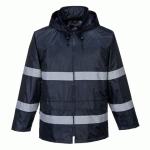 LOT DE 2 - PORTWEST F440 VESTE DE PLUIE IONA CLASSIC MARINE - TAILLE L