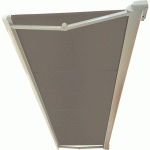 ICI STORE - STORE BANNE COFFRE INTEGRAL MOTORISE RAL BLANC 3 X 2,5 TOILE DICKSON® TAUPE - TAUPE