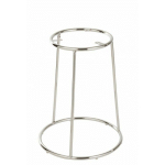 STRUCTURE POUR TABOURET BAS EN MÉTAL ARGENT 43X43X55 CM - ARGENT